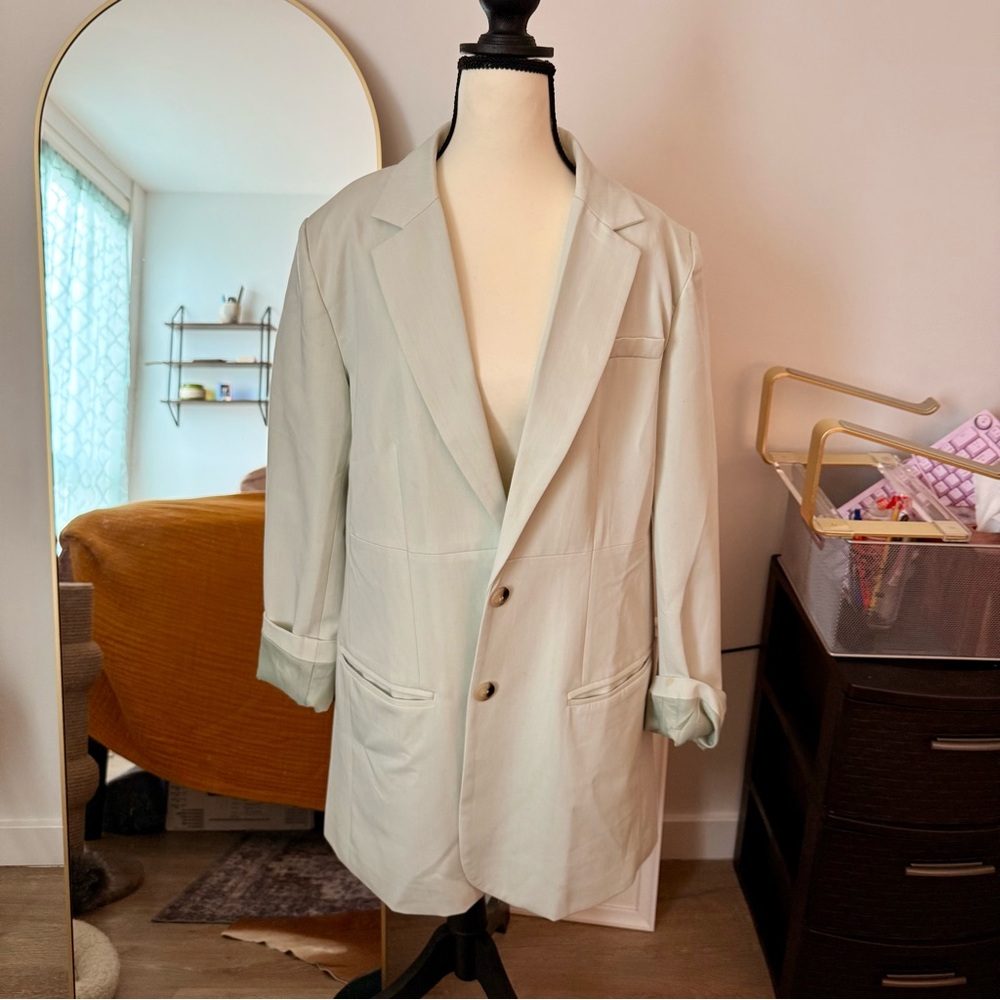 Stylish Seafoam Green Blazer